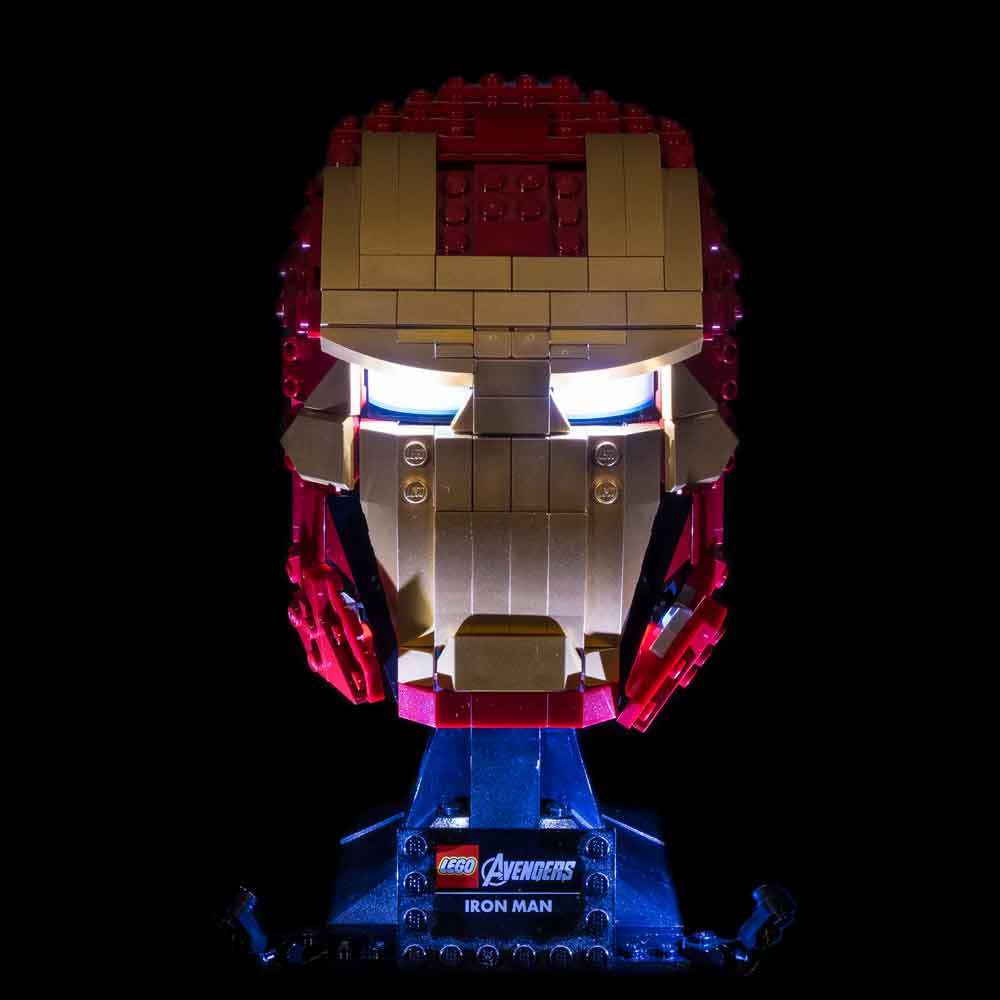 LEGO Iron Man Helmet 76165 Light Kit Light My Bricks EU