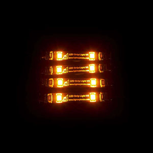 LED Strip Lights - Orange (4 pack)